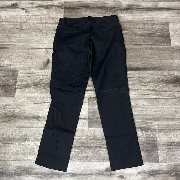 Gap 02 R Slim Crop Mid Rise Chino Denim Jeans Black Women’s Size 2 - Picture 2 of 8
